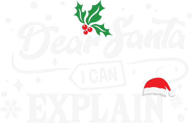 Dear Santa i can explain