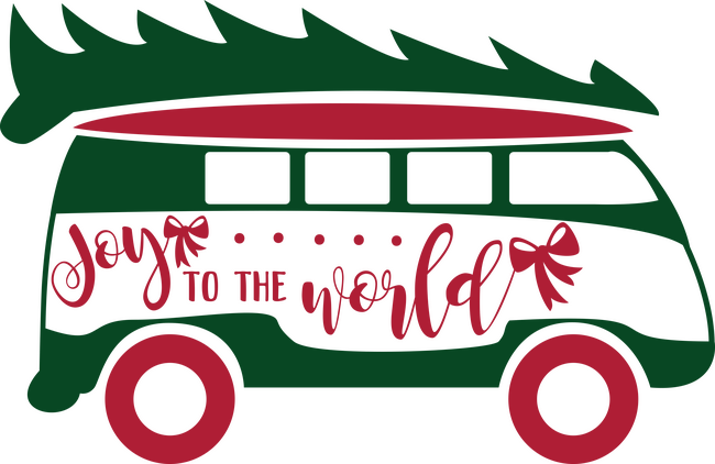 VW Christmas car 