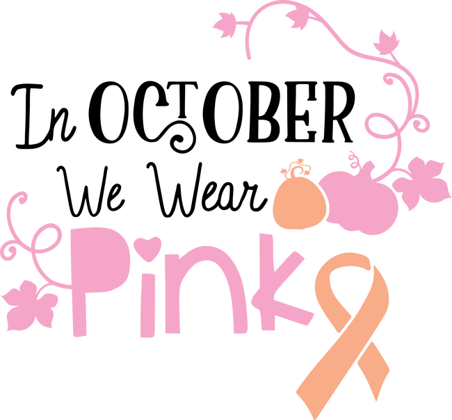 In october we wear pink