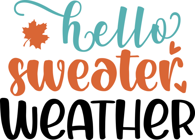 Hello sweater weather