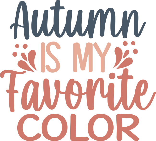 Autumn is my favorite color