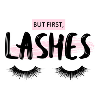 But first, lashes
