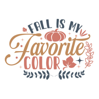 Fall is my favorite color