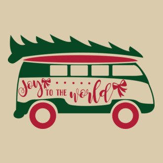 VW Christmas car 