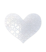 Szív alakú puzzle - kirakó póló minta