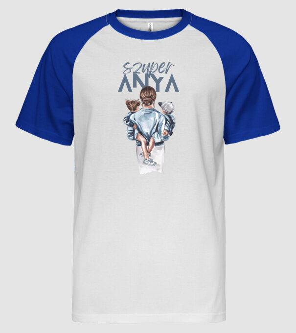  minta fehér/royal pólón