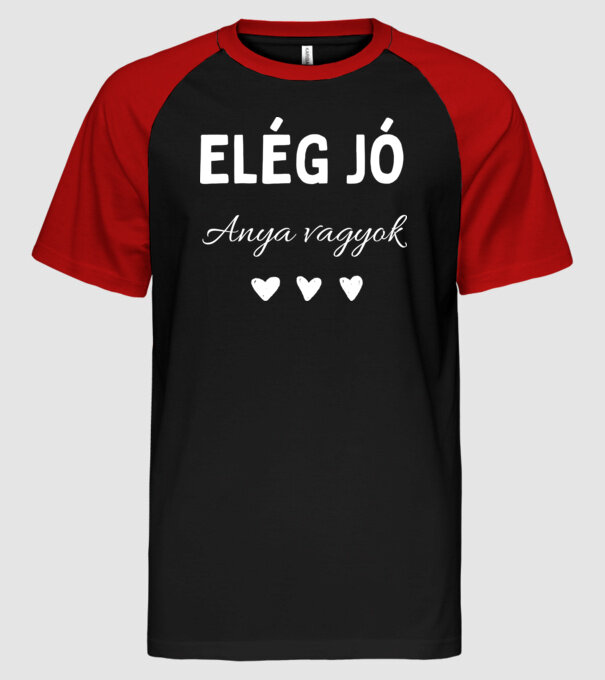  minta fekete/piros pólón