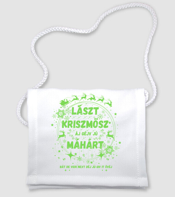  minta fehér pólón