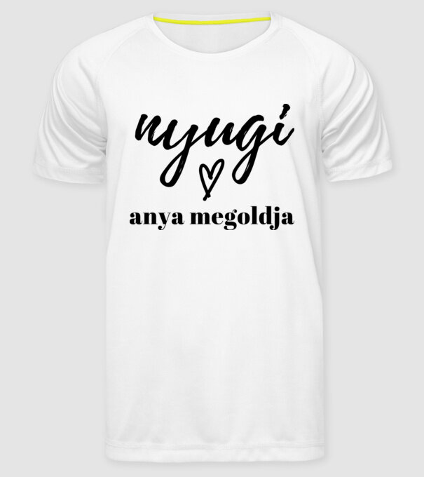  minta fehér pólón