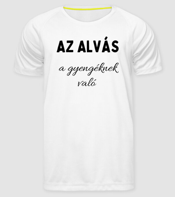  minta fehér pólón