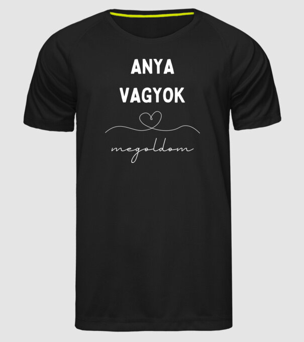  minta fekete pólón