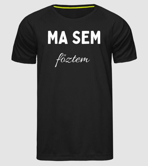  minta fekete pólón