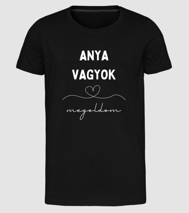  minta fekete pólón