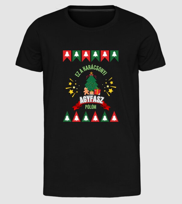  minta fekete pólón
