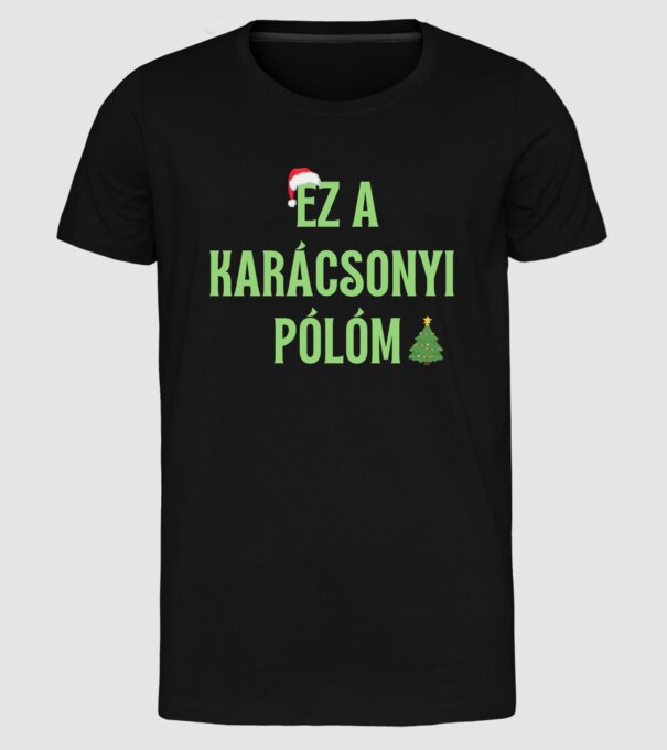  minta fekete pólón