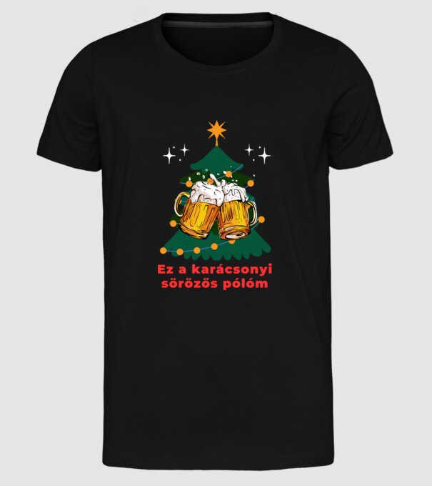  minta fekete pólón