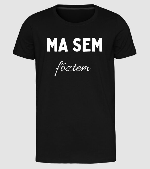  minta fekete pólón