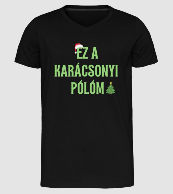  minta fekete pólón