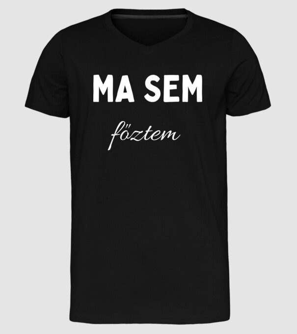  minta fekete pólón