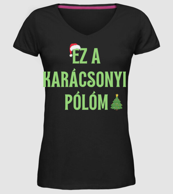  minta fekete pólón