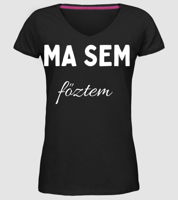  minta fekete pólón