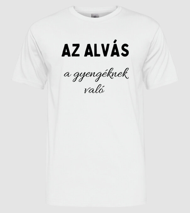  minta fehér pólón
