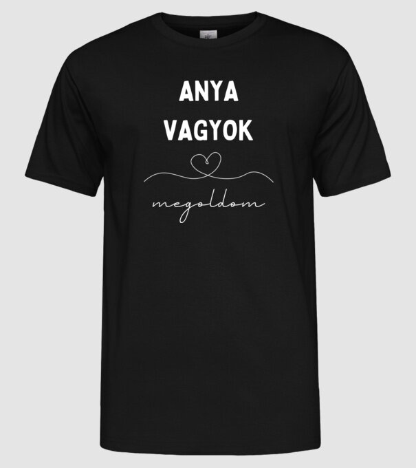  minta fekete pólón