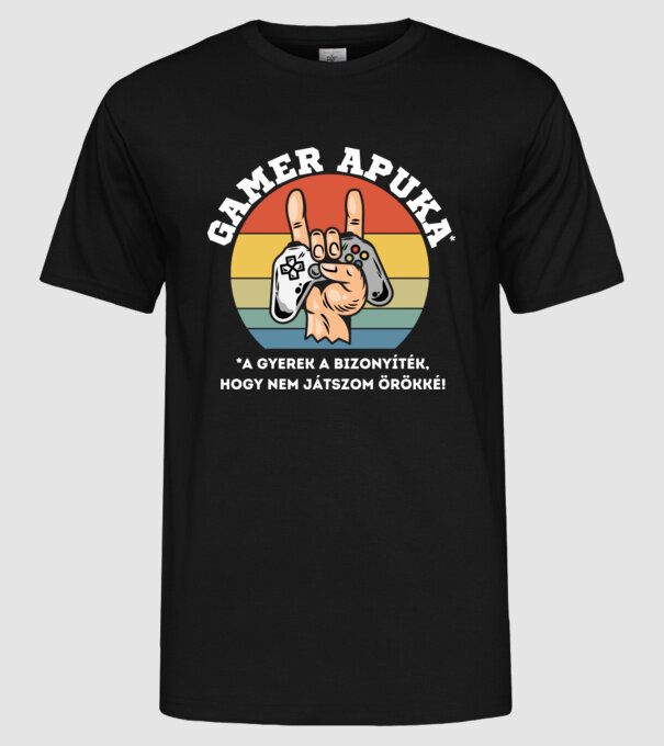  minta fekete pólón