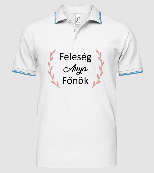  minta fehér pólón