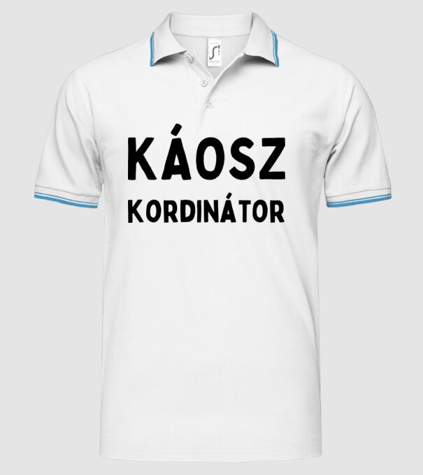  minta fehér pólón
