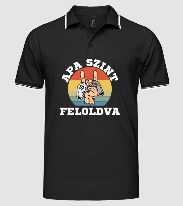  minta fekete pólón