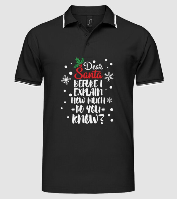  minta fekete pólón
