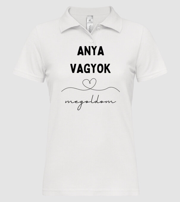  minta fehér pólón