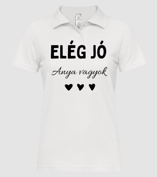  minta fehér pólón