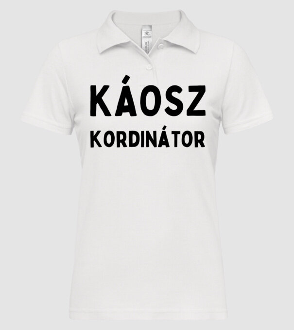  minta fehér pólón