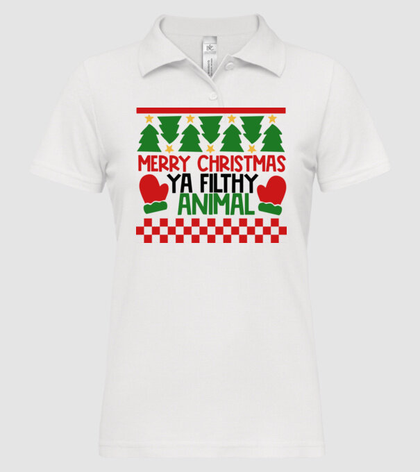  minta fehér pólón