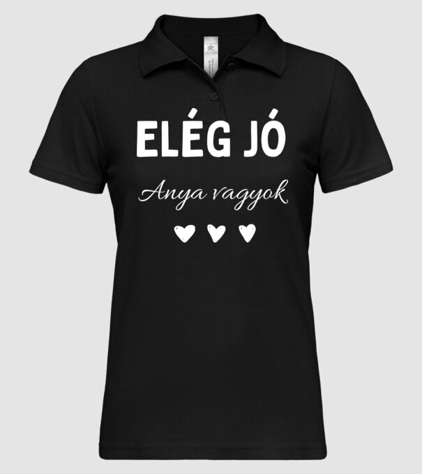  minta fekete pólón