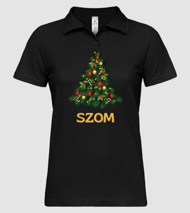  minta fekete pólón