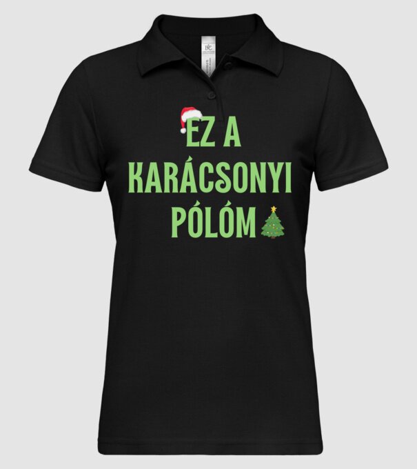  minta fekete pólón