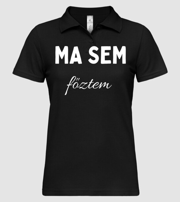  minta fekete pólón