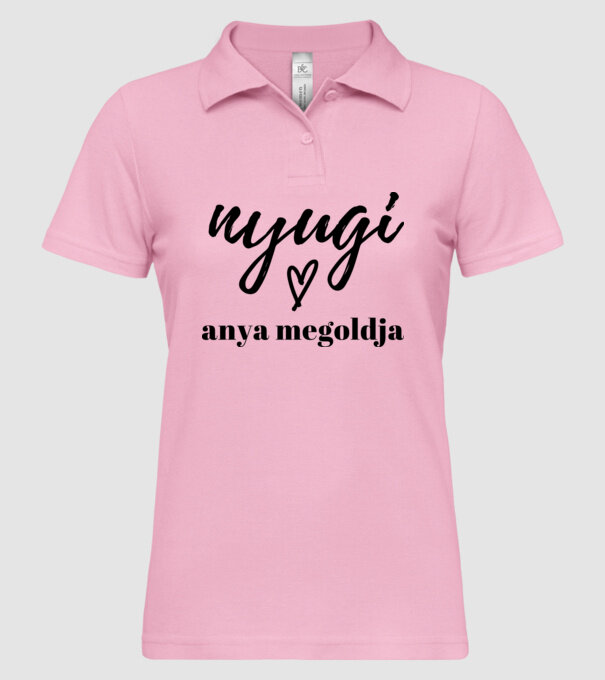  minta világos rózsaszín pólón