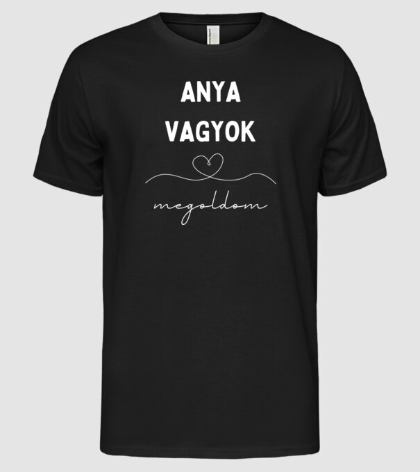  minta fekete pólón
