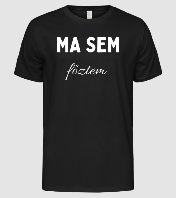  minta fekete pólón