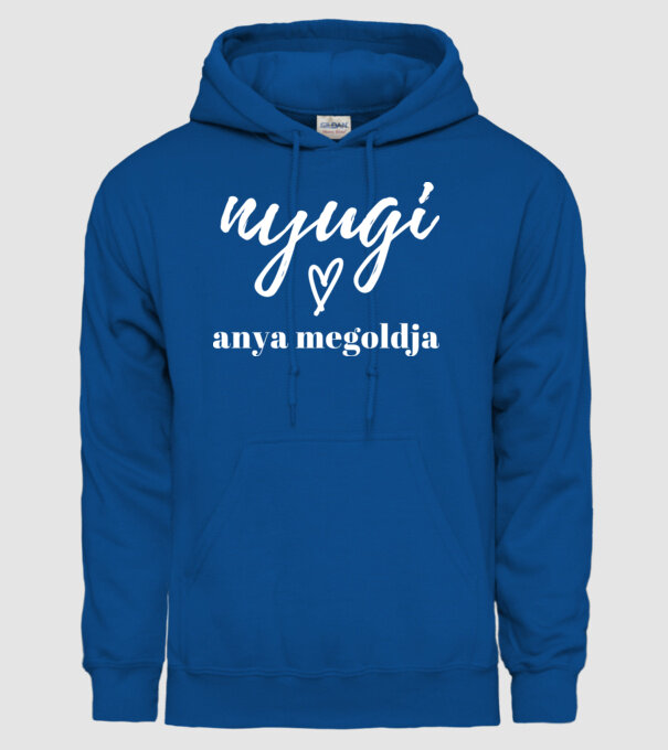  minta királykék pólón