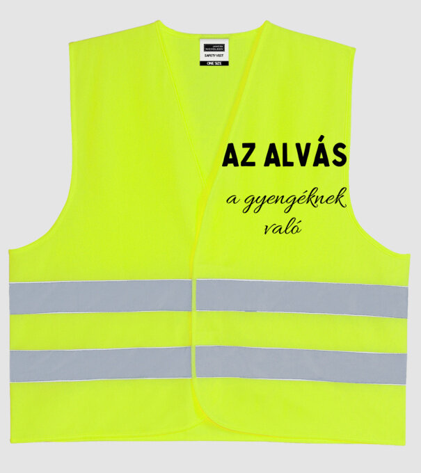  minta neonsárga pólón