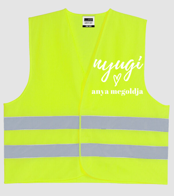  minta neonsárga pólón