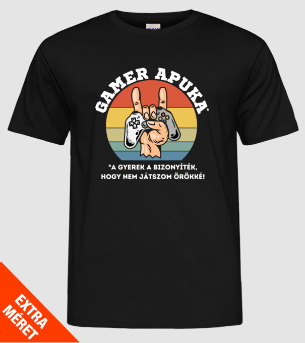  minta fekete pólón