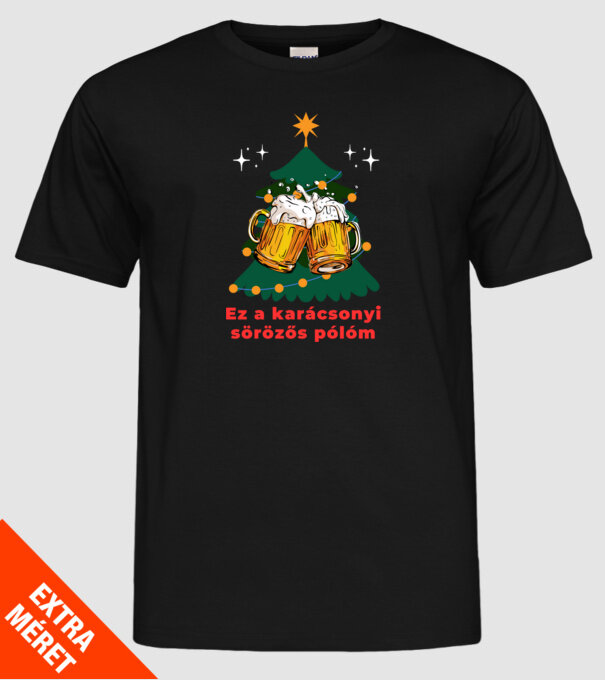  minta fekete pólón
