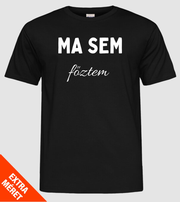  minta fekete pólón
