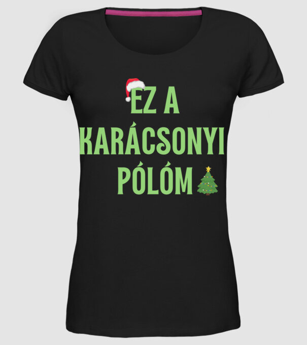  minta fekete pólón